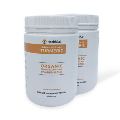 2 x Advanced Blend Tumeric – 330G ORGANIC Powder blend (Tumeric 4You)