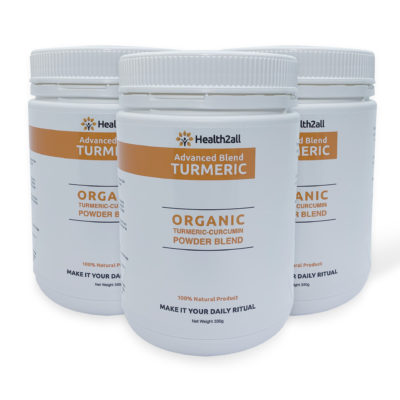 3 x Advanced Blend Tumeric – 330G ORGANIC Powder blend (Tumeric 4You)